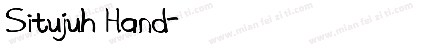 Situjuh Hand字体转换